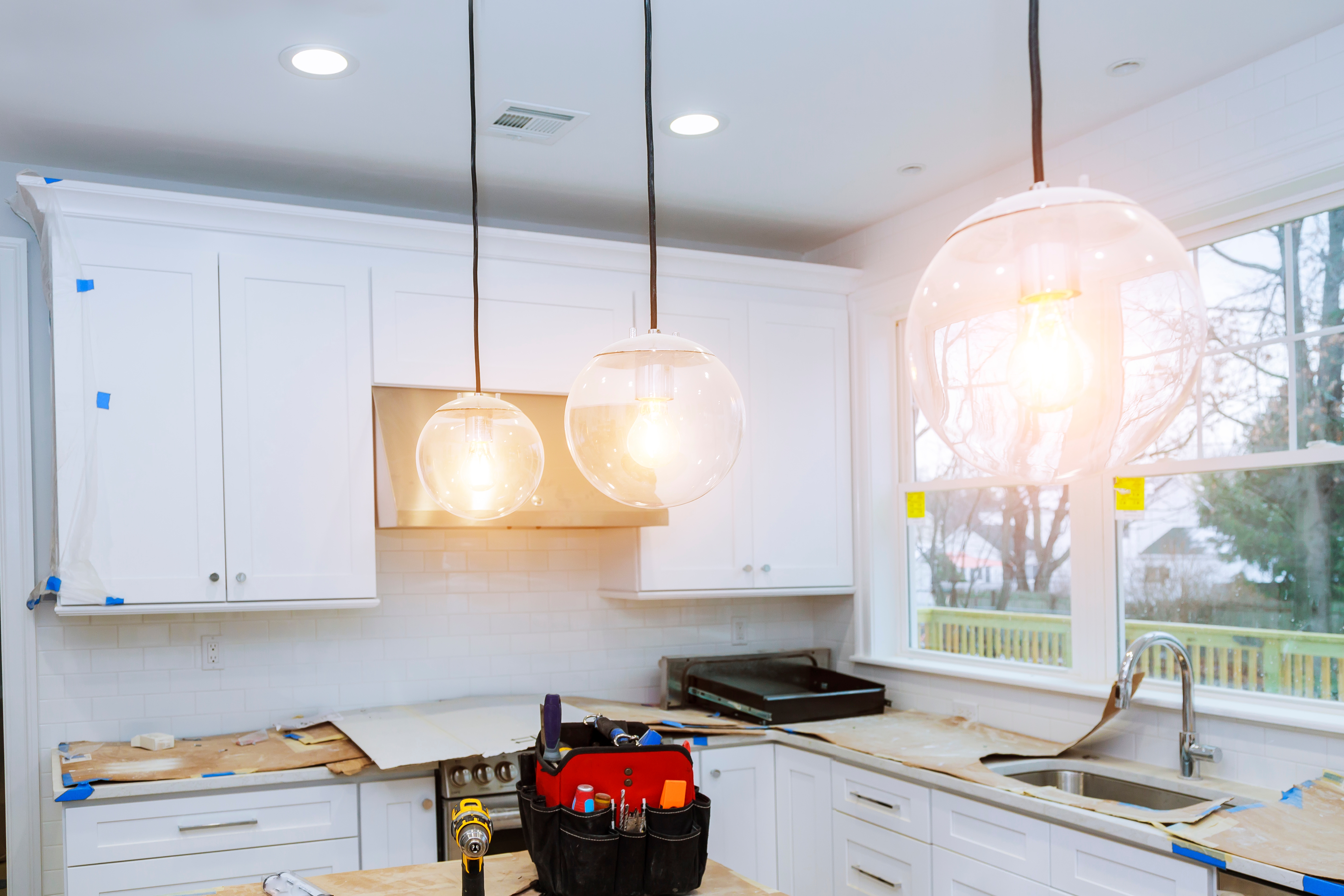 Professional lighting installation