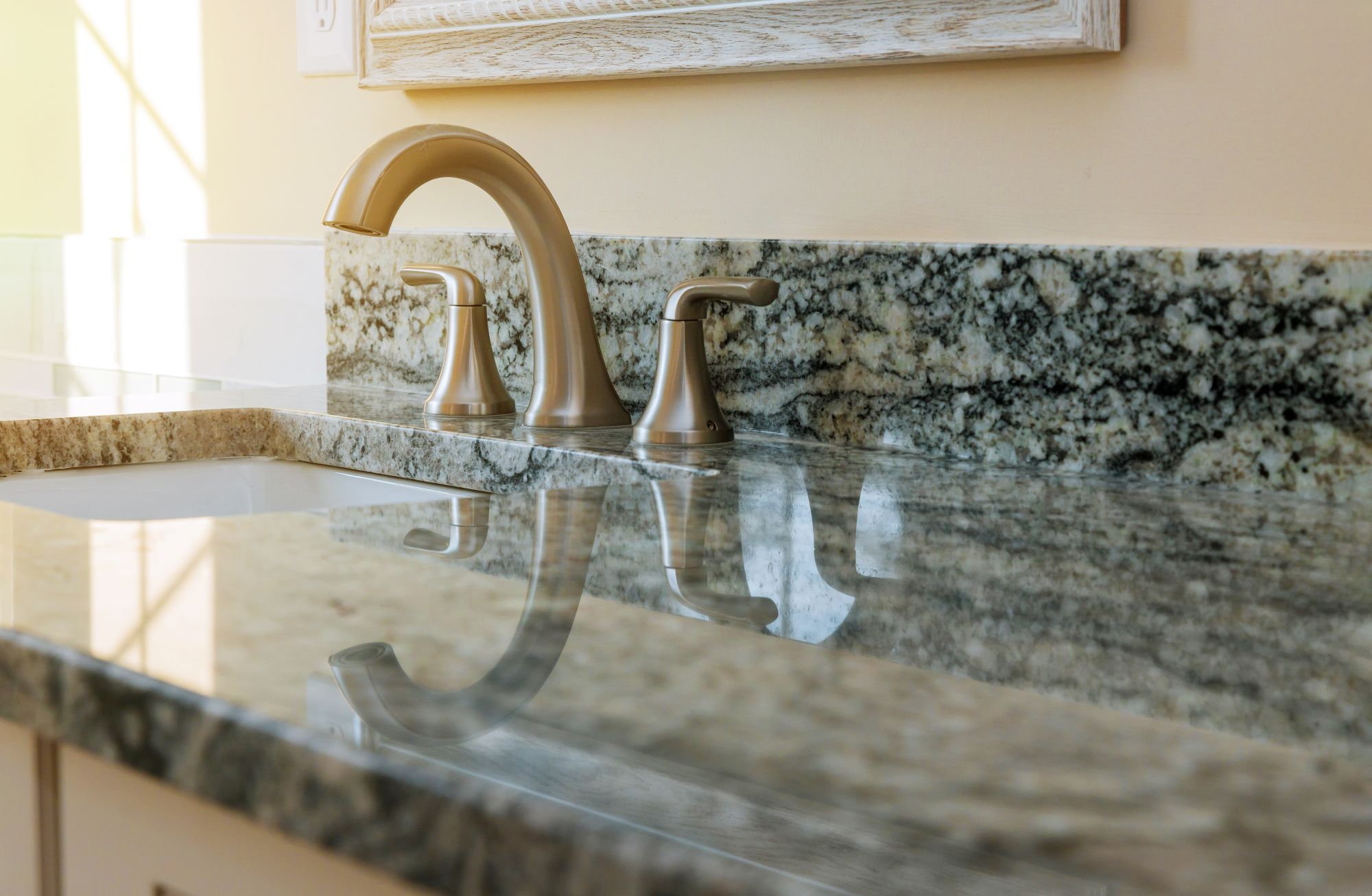 Granite countertop installation