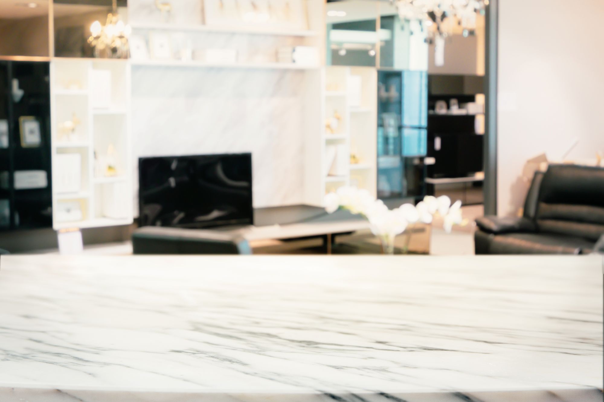 Marble countertop installation