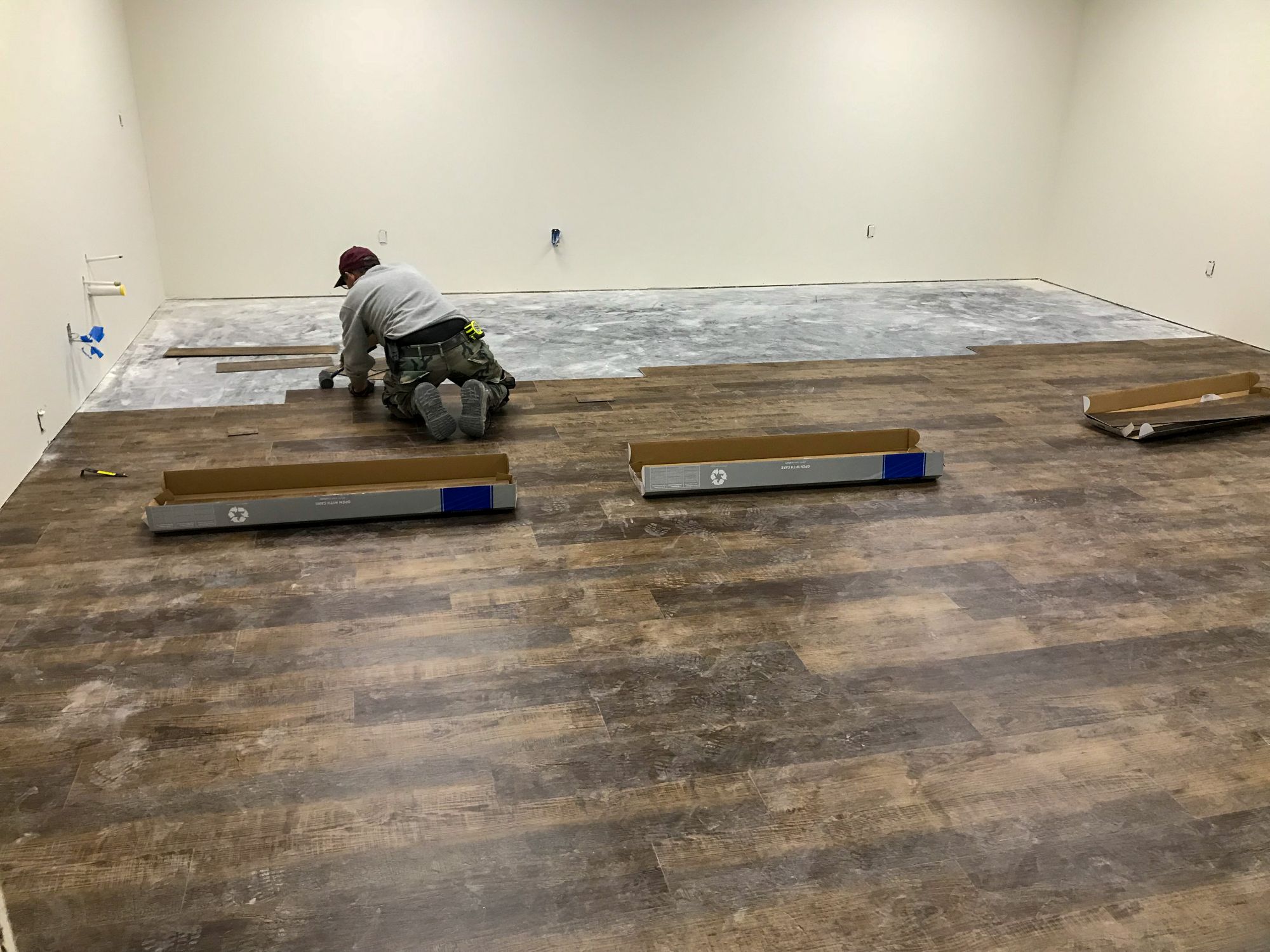 Flooring installation blueprint
