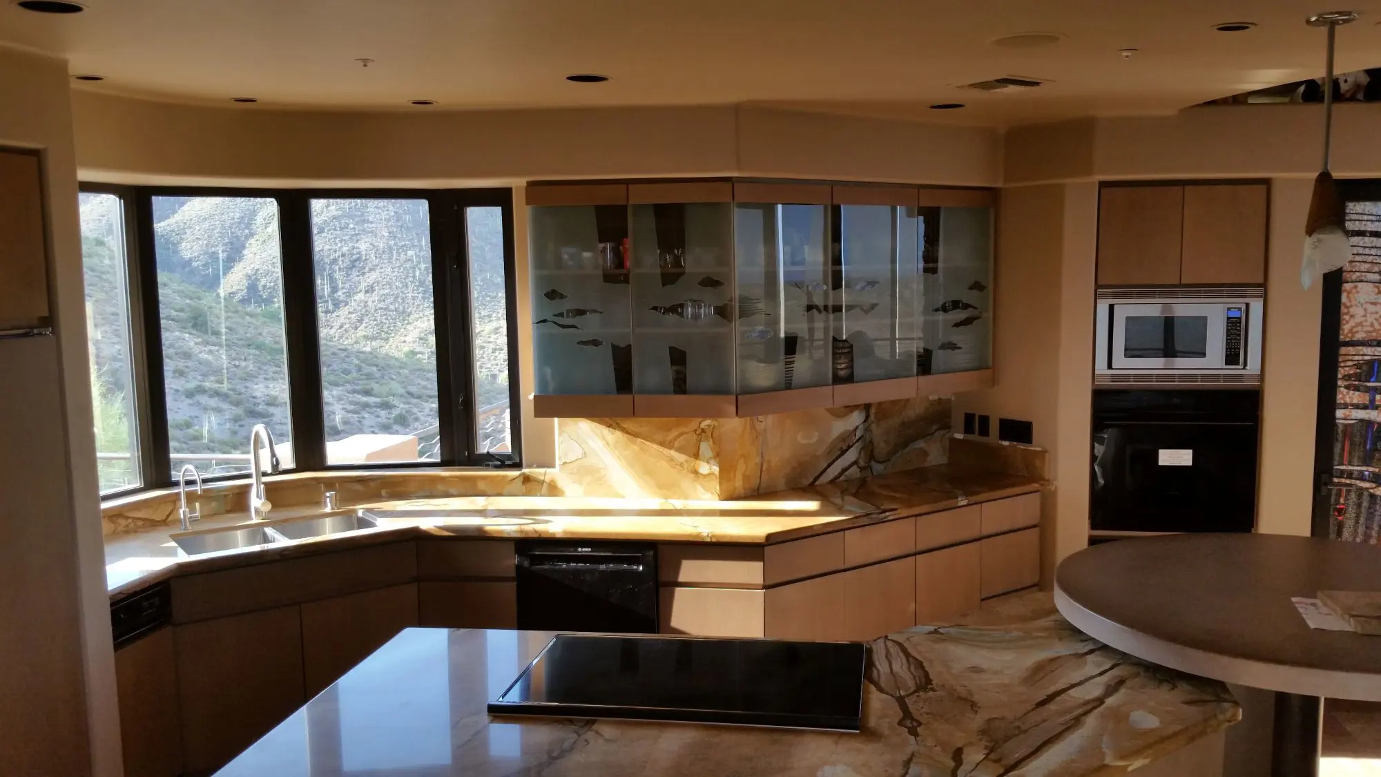 Kitchen sink and faucet installation