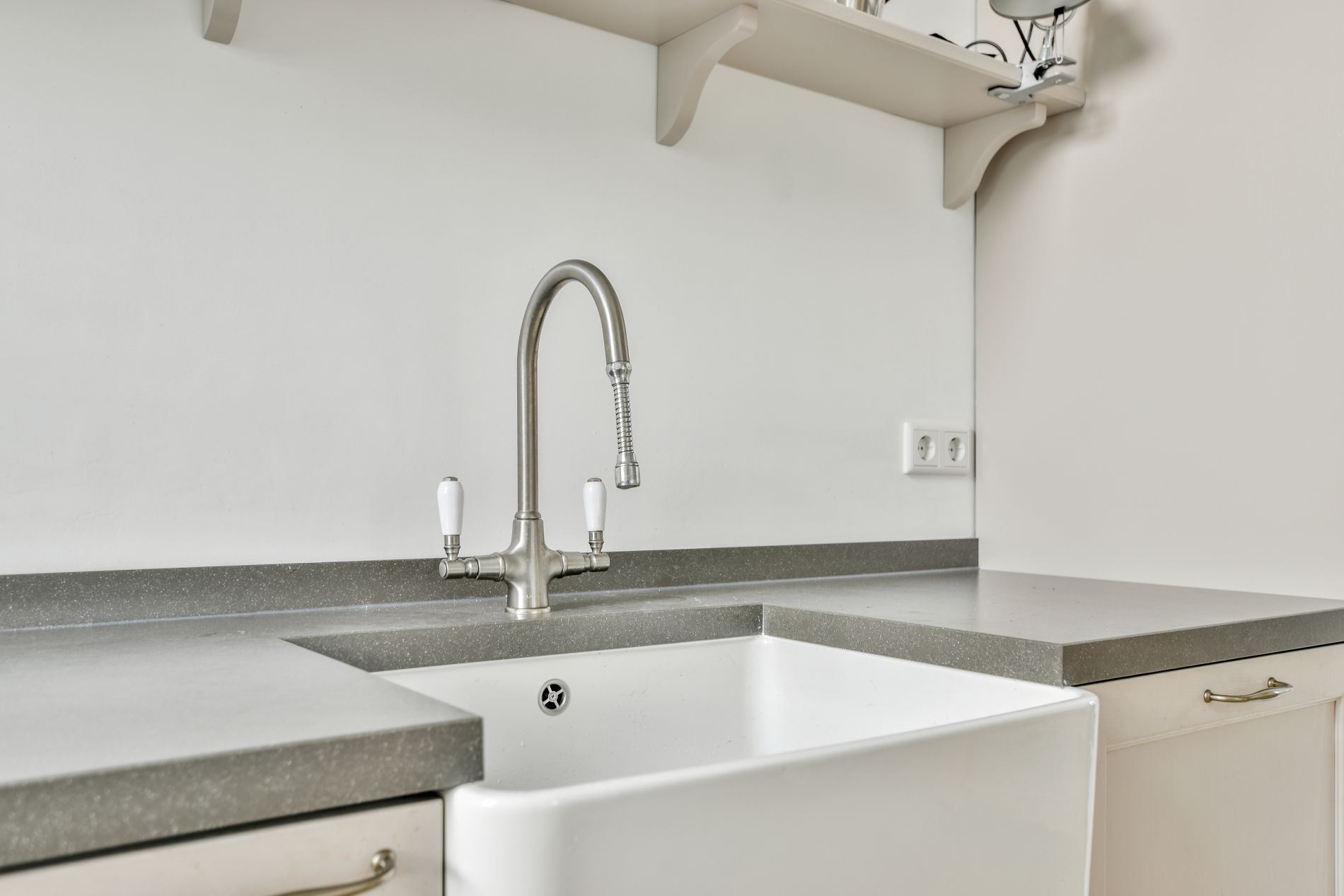 Utility and laundry sink installation